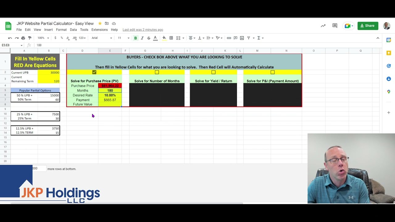 Financial Calculator Training